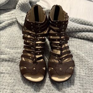 Brown Gladiator Sandals